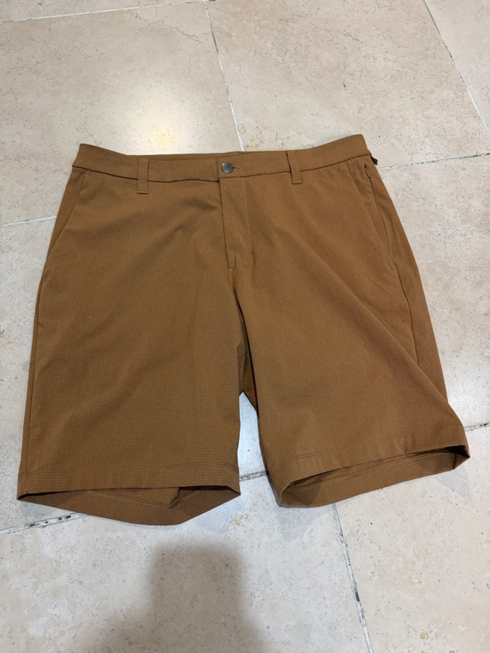 Men's Brown Performance Walk Shorts